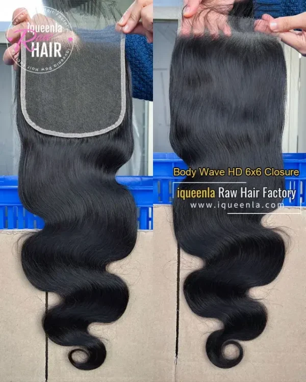 Body Wave 4x4/5x5/6x6/13x4/13x6 Transparent and HD Lace Frontal