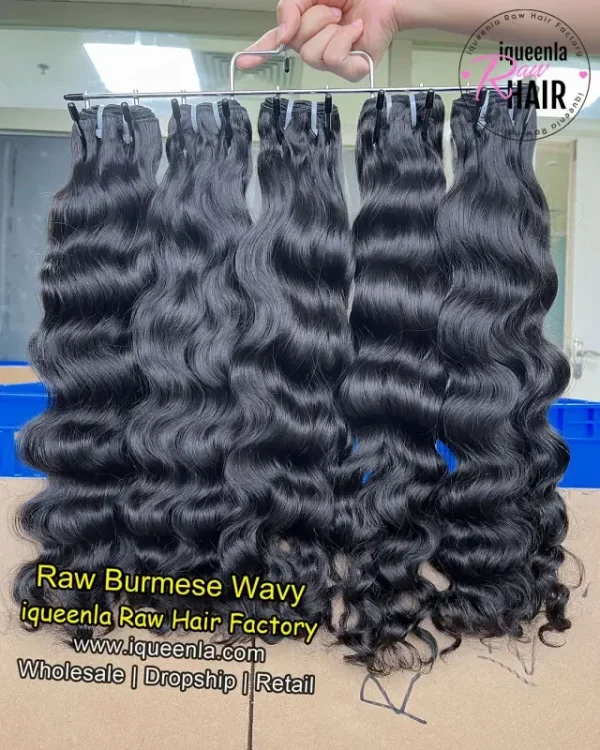 Burmese Wavy Raw Hair 1/3/4 Bundles Deals