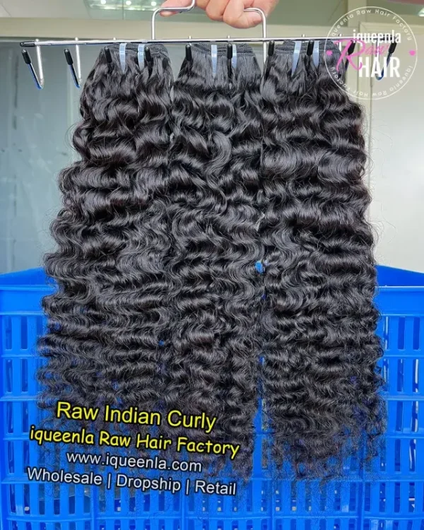 Indian Curly Raw Hair 1/3/4 Bundles Deals