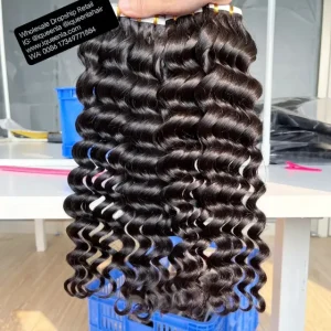Mink Deep Wave Tape In 1/3/4 Packs 20/60/80 Pcs Deal