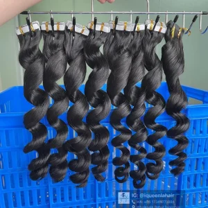 Mink Hair Loose Wave Tape In 1/3/4 Packs 20/60/80 Pcs Deal